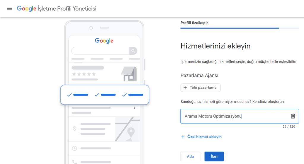 Google Benim İşletmem Üyelik