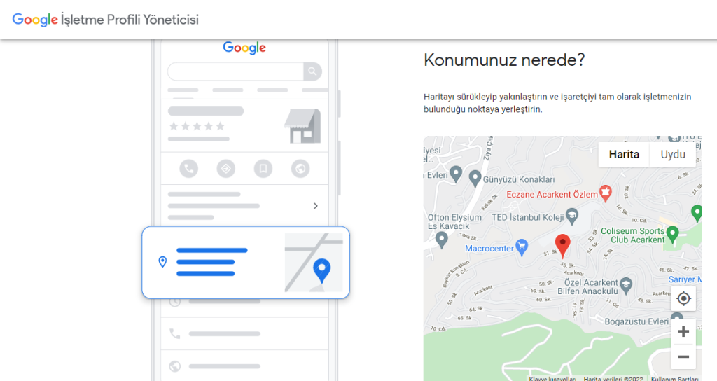 Google My Business Kurulum