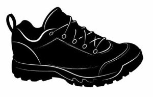 Kalın Bağcıklı Siyah Spor Ayakkabı