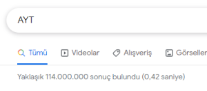  Google Arama Operatörleri nokta