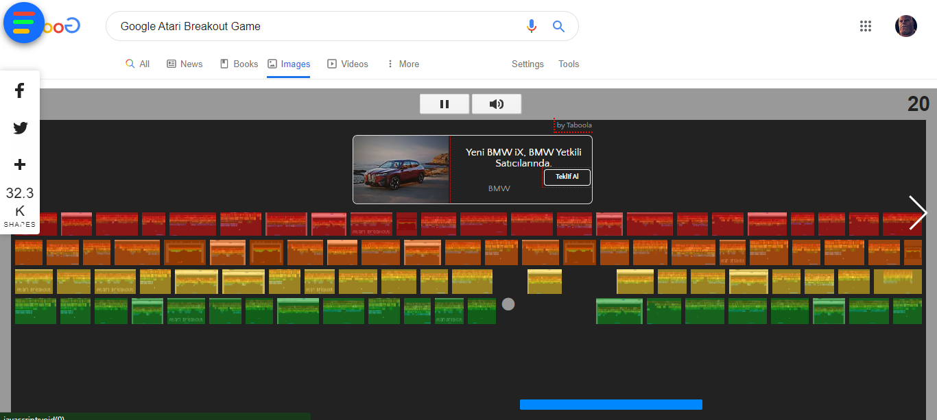 Google Atari Oyunu
