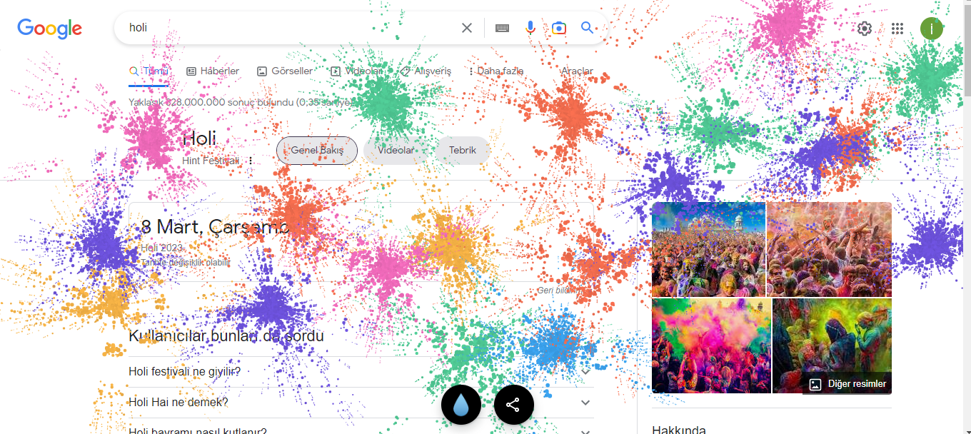 Google Holi Fest