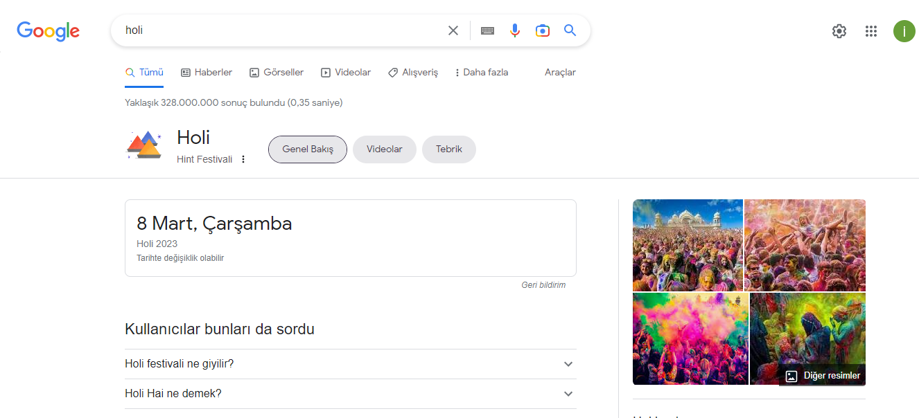Google Holi