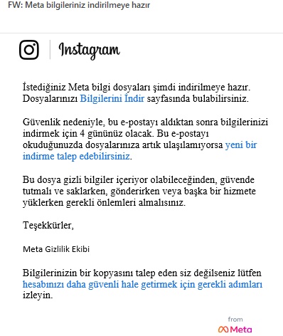 Threads Bilgi İndirme Talebi