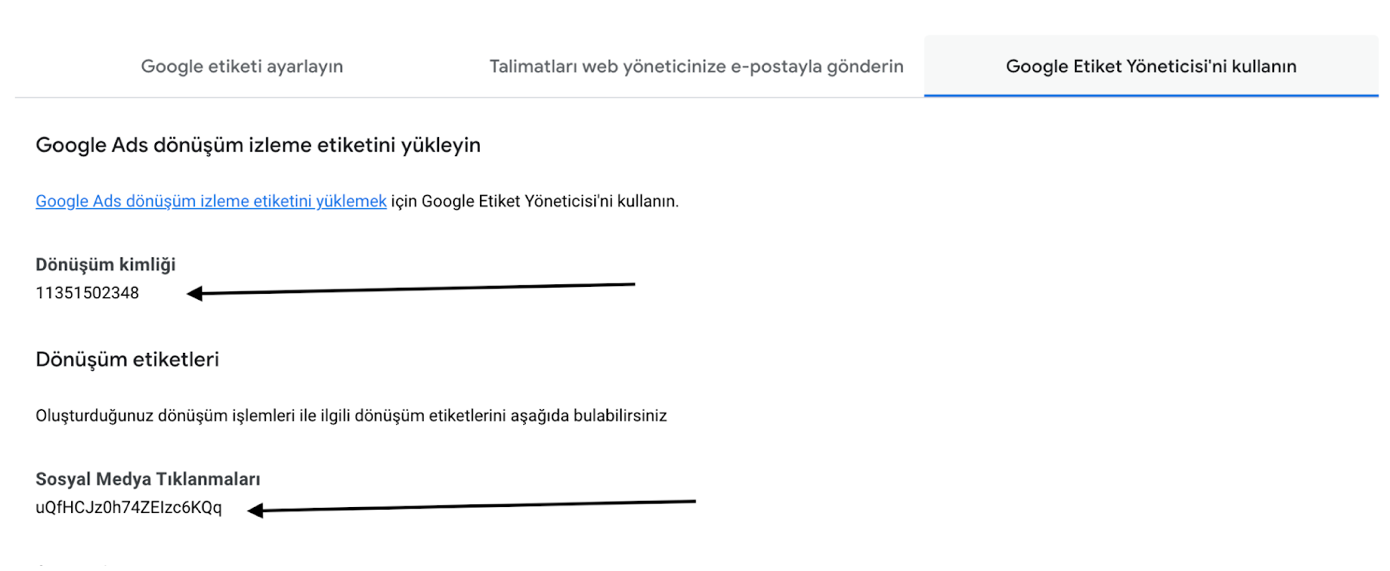 Google Ads Dönüşüm Kurma