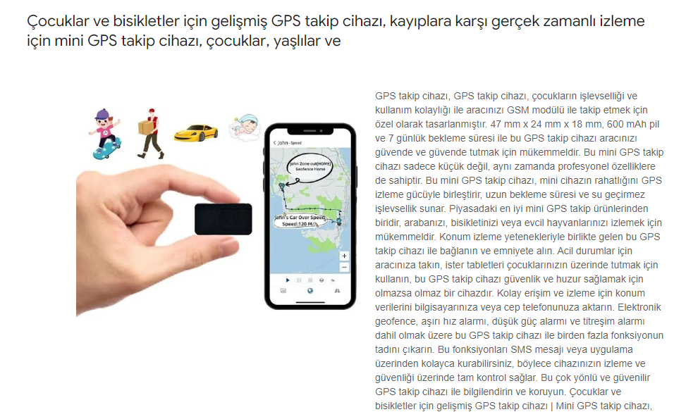 GPS Takip Cihazı