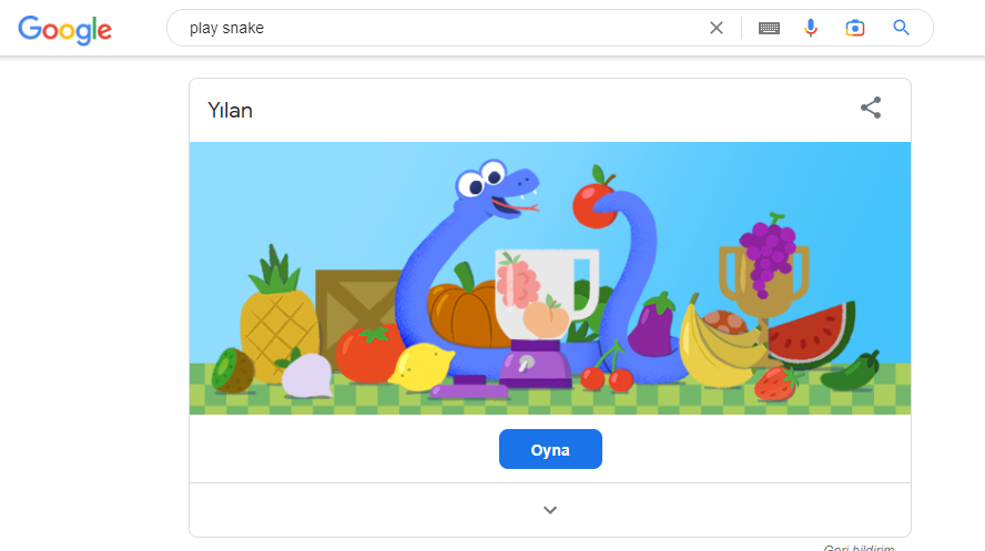 Google Play Snake