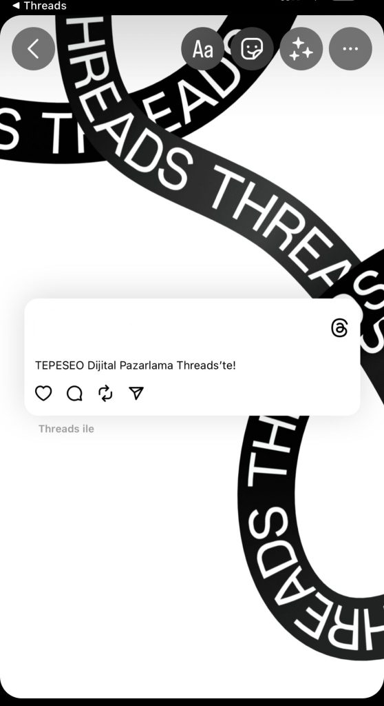 Threads Instagram Story