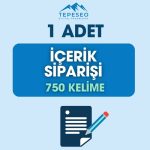 1 Adet İçerik Siparişi Ver